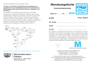 Bild von DS3 - Digitale Monatsangelkarte Havel und Seen
